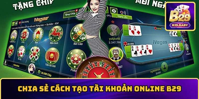 Hướng dẫn thao tác mở tài khoản tại B29